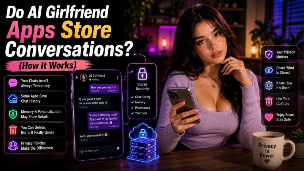 Do AI Girlfriend Apps Store Conversations