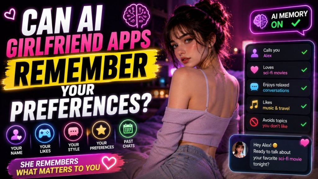 Can AI Girlfriend Apps Remember Your Preferences