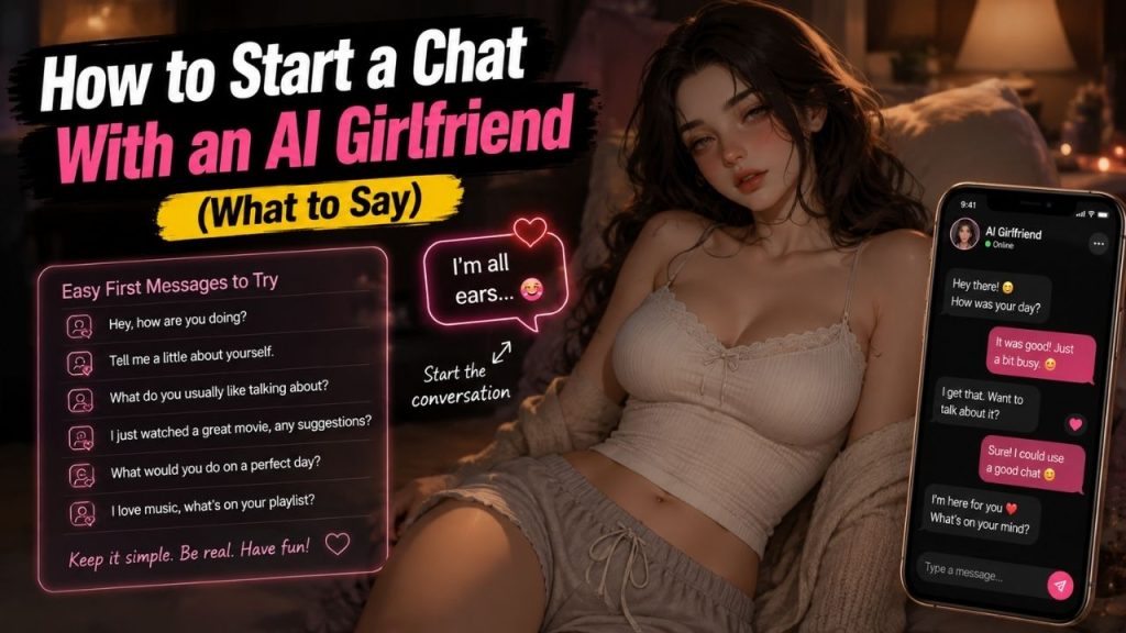 Start a Chat With an AI Girlfriend