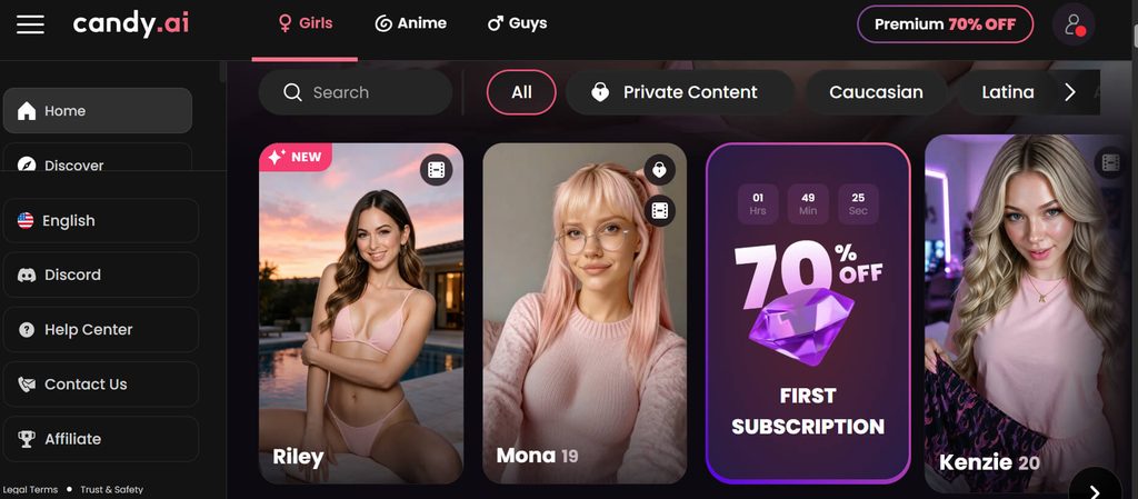 Candy AI Girlfriend App
