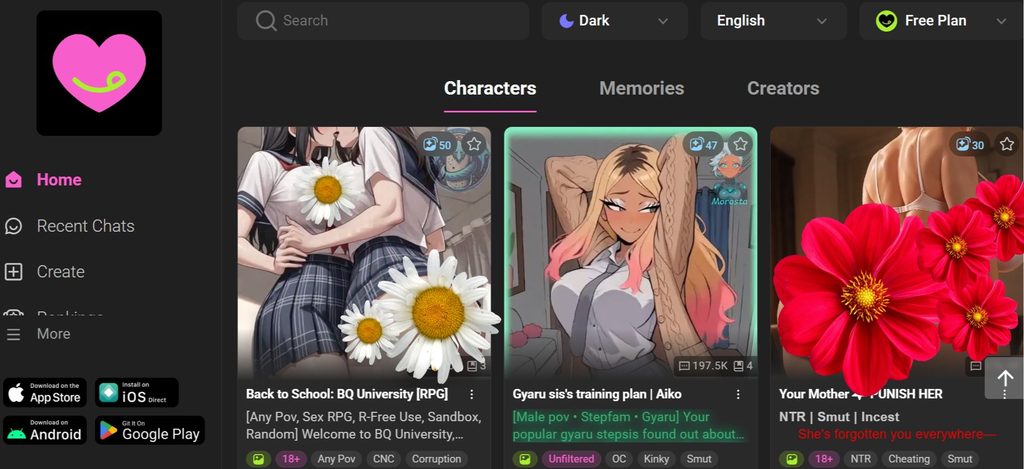 CrushOn AI Girlfriend App in UK