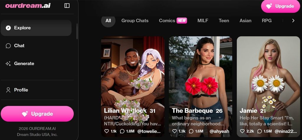 OurDream.ai AI Girlfriend App