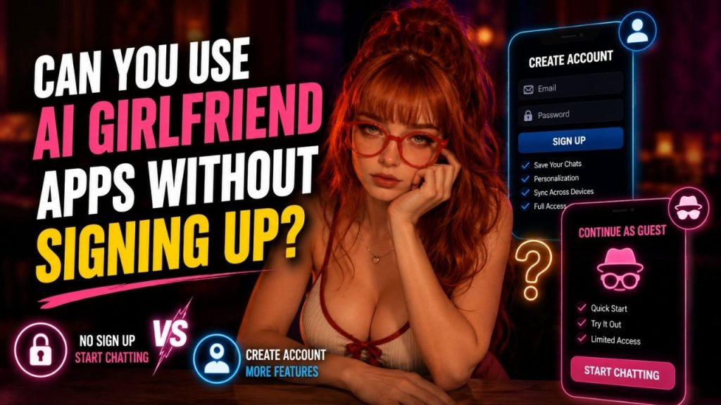 Use AI Girlfriend Apps Without Signing Up